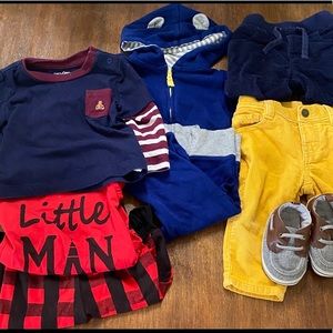 Boys clothing lot 6-9 month winter